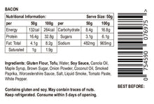 Load image into Gallery viewer, Not Bacon — award-winning vegan smoky bacon-style rashers, serving suggestion