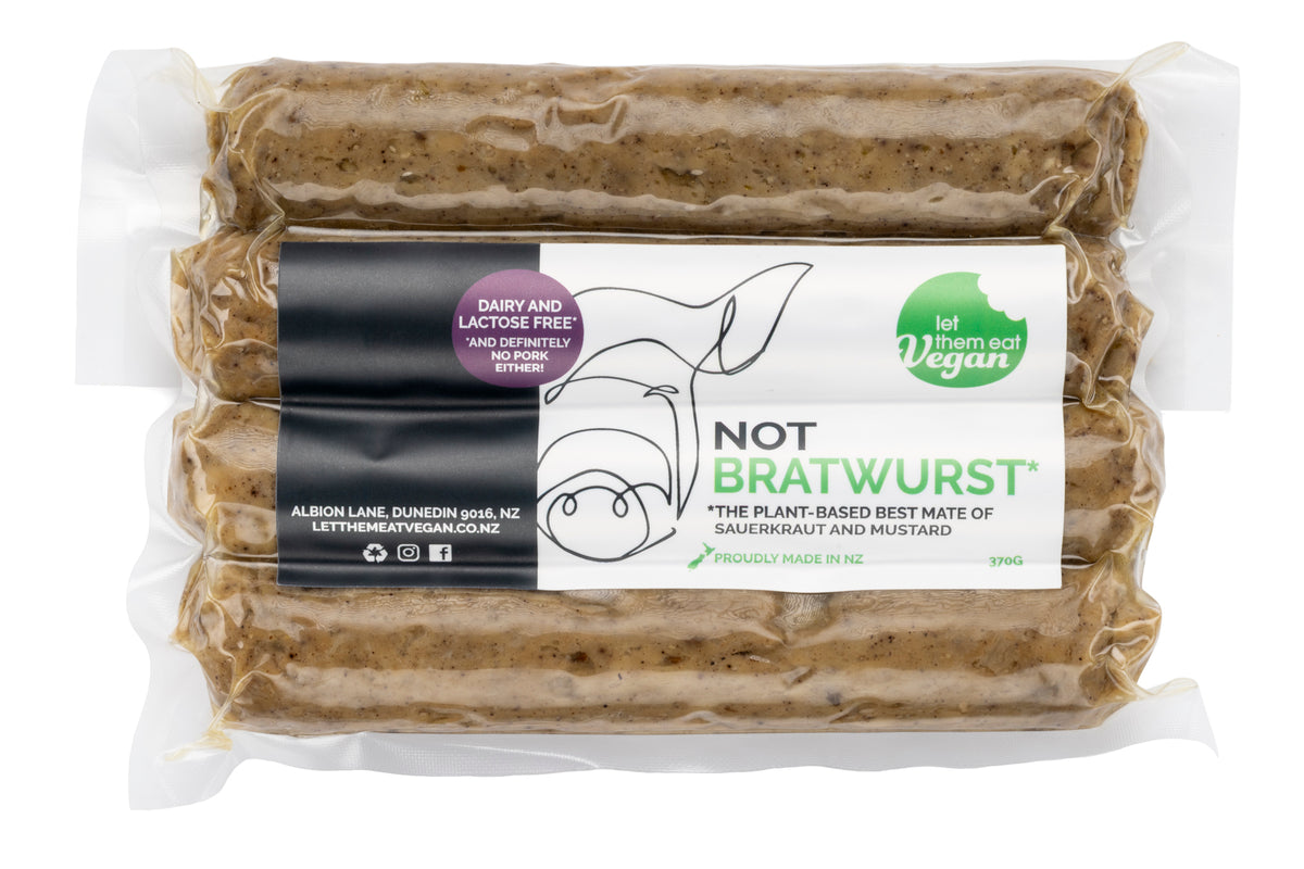 Not Bratwurst — vegan bratwurst-style sausages, product detail