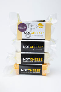 Cheddar — vegan cheddar-style cheese by Let Them Eat Vegan, front of pack
