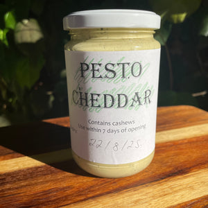 Pesto Cheddar Spread
