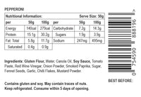 Not Pepperoni — vegan pepperoni-style roll, serving suggestion