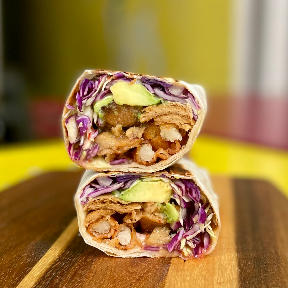 Sweet Chilli Not Chook Burrito (October fundraiser!)