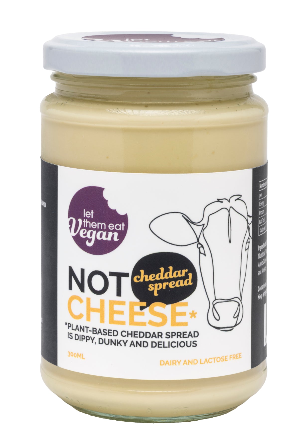 Cheddar Spread — award-winning vegan cheddar-style spread, product detail
