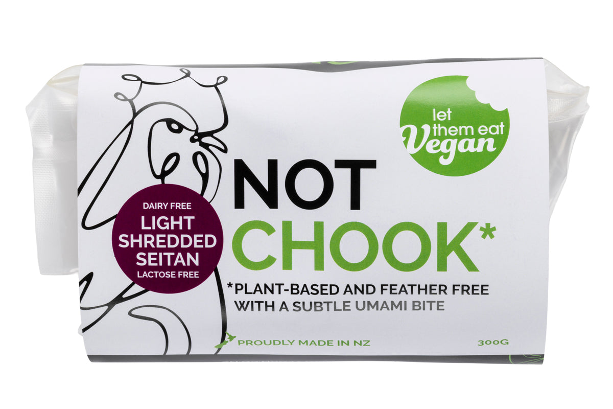 Not Chook — vegan shredded chicken-style seitan, product detail