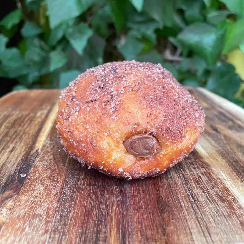 Chocolate Pudding Filled Doughnut