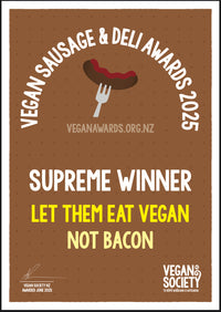 Not Bacon — award-winning vegan smoky bacon-style rashers, additional shot