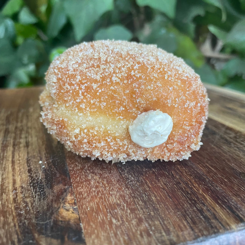 Caramel Cream Filled Doughnut