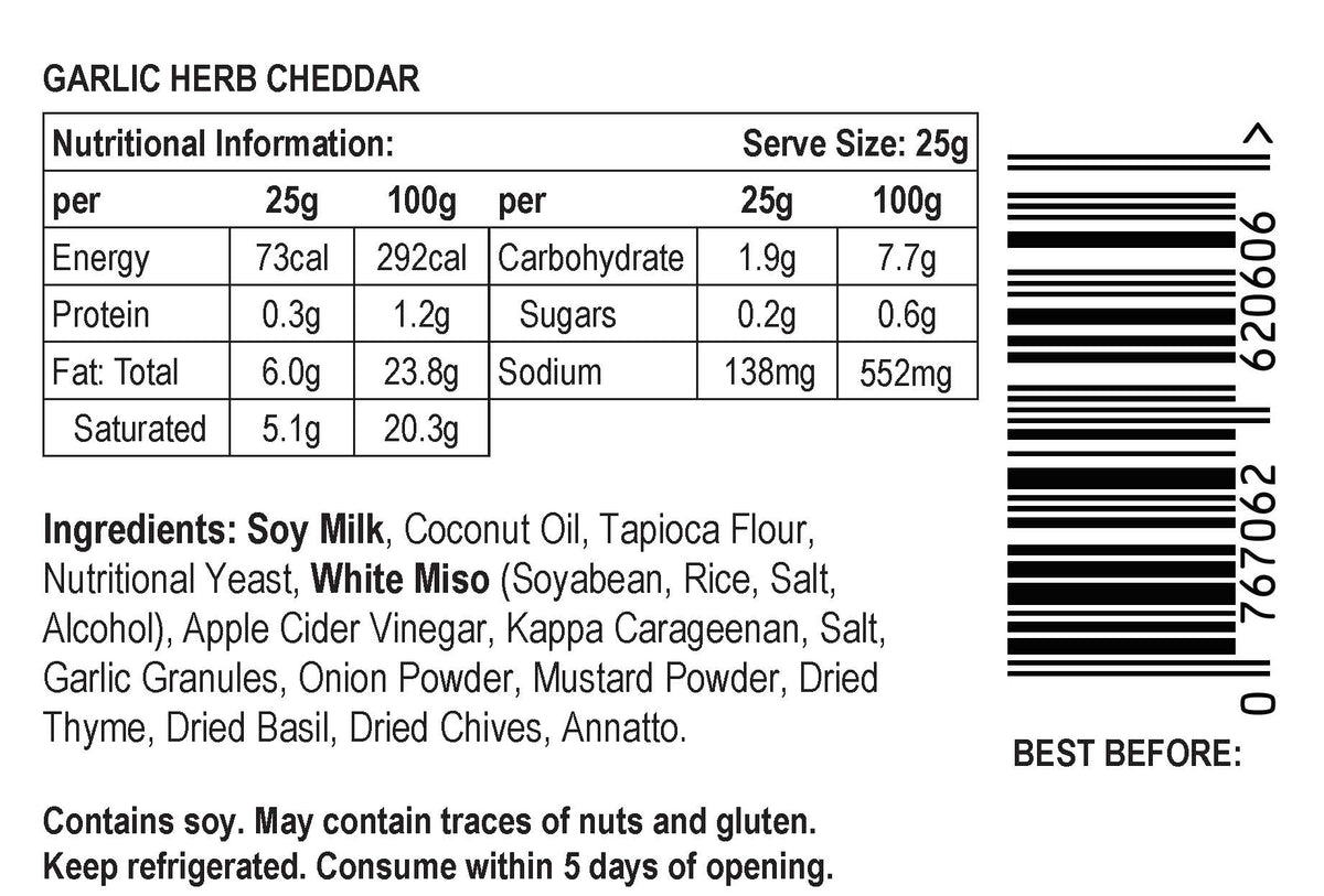 Garlic Herb Cheddar