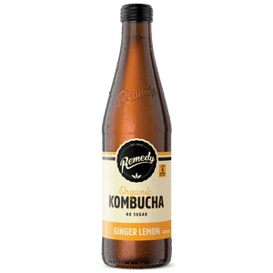 Lemon and Ginger Kombucha