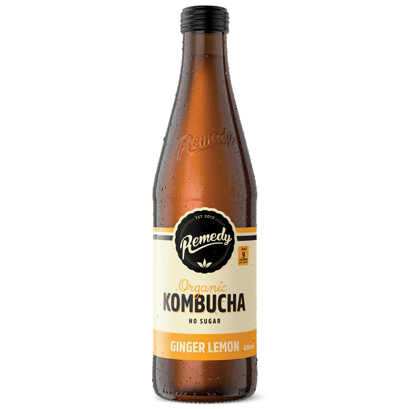 Lemon and Ginger Kombucha
