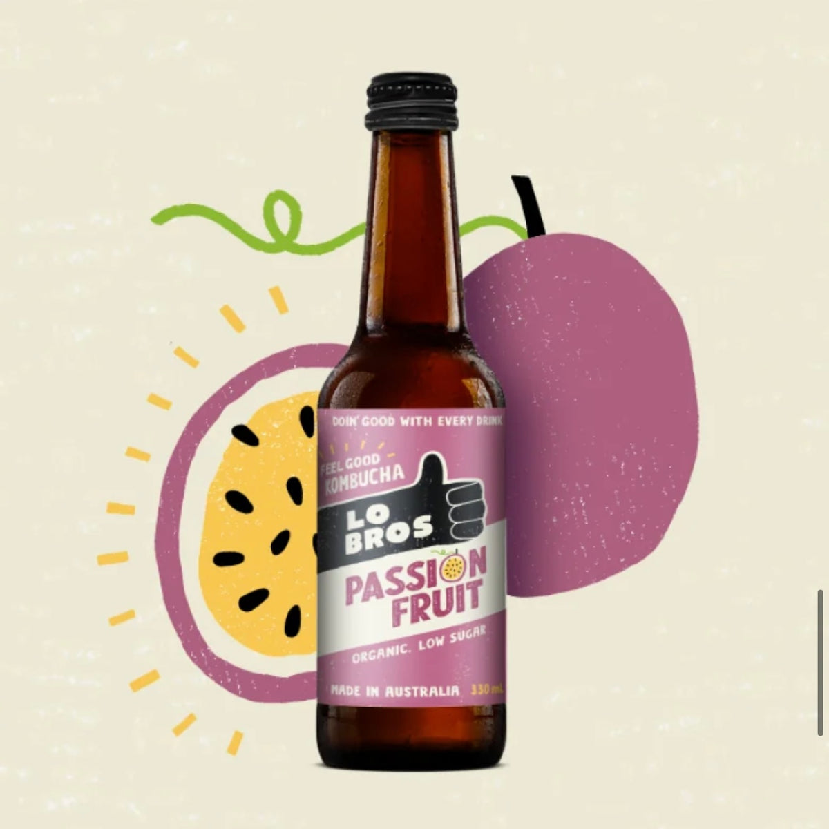 Passionfruit Kombucha