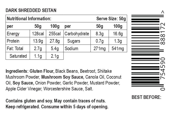 Not Beef — vegan shredded beef-style seitan, serving suggestion