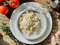 Herbed Feta Crumbles — vegan herbed feta-style crumbles by Let Them Eat Vegan, front of pack