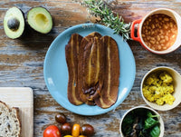 Not Bacon — award-winning vegan smoky bacon-style rashers, additional shot