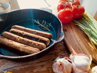 Not Bratwurst — vegan bratwurst-style sausages, additional shot