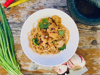 Not Chook — vegan shredded chicken-style seitan, additional shot