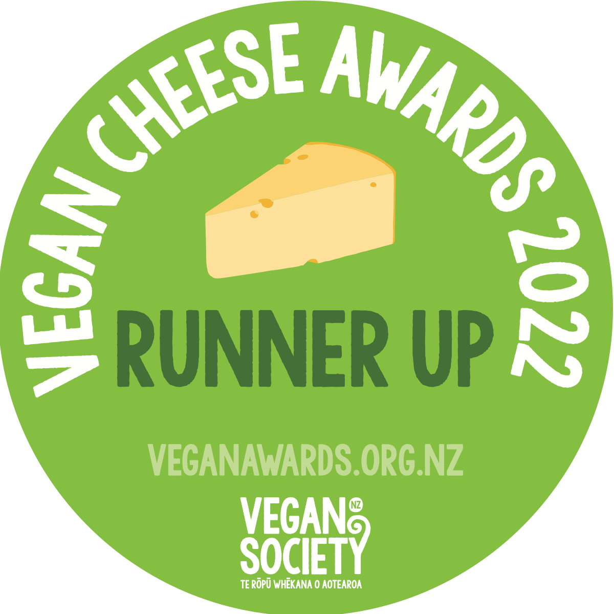 Runner Up, 2022 NZ Vegan Cheese Awards