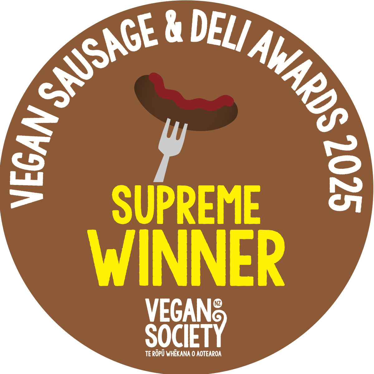 Supreme Winner, 2025 Vegan Sausage & Deli Awards